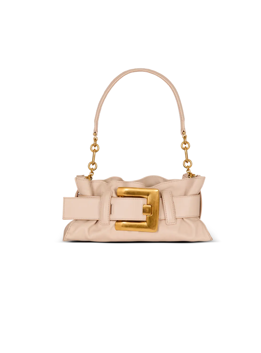 Мини-сумка Anthem из телячьей кожи Balmain, бежевый
Мини-сумка Anthem из телячьей кожи Balmain, бежевый