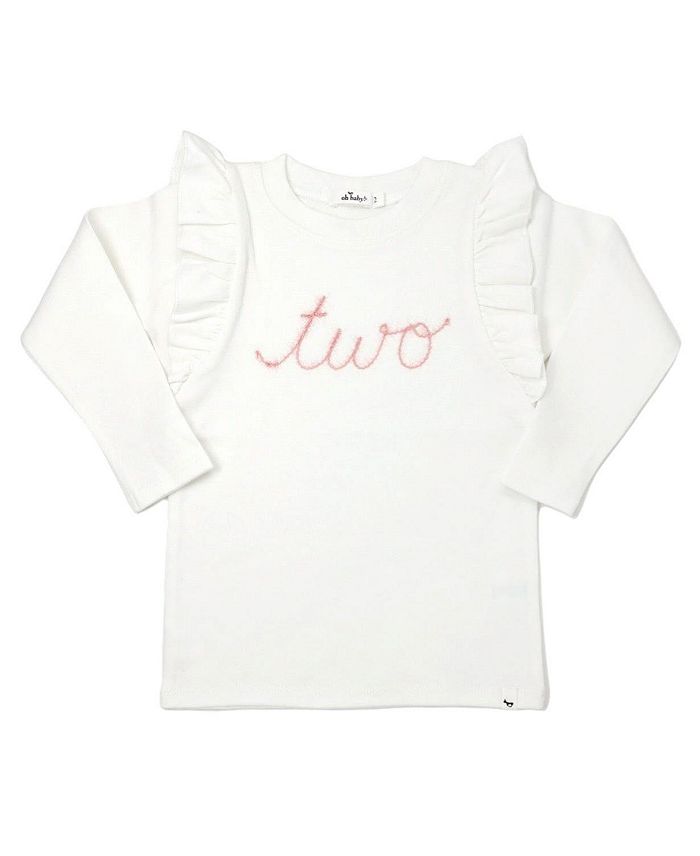 Футболка для девочек Millie "two" с розовой вышивкой пайетками - для малышей oh baby!, слоновая кость/кремовый
Футболка для девочек Millie "two" с розовой вышивкой пайетками - для малышей oh baby!, слоновая кость/кремовый