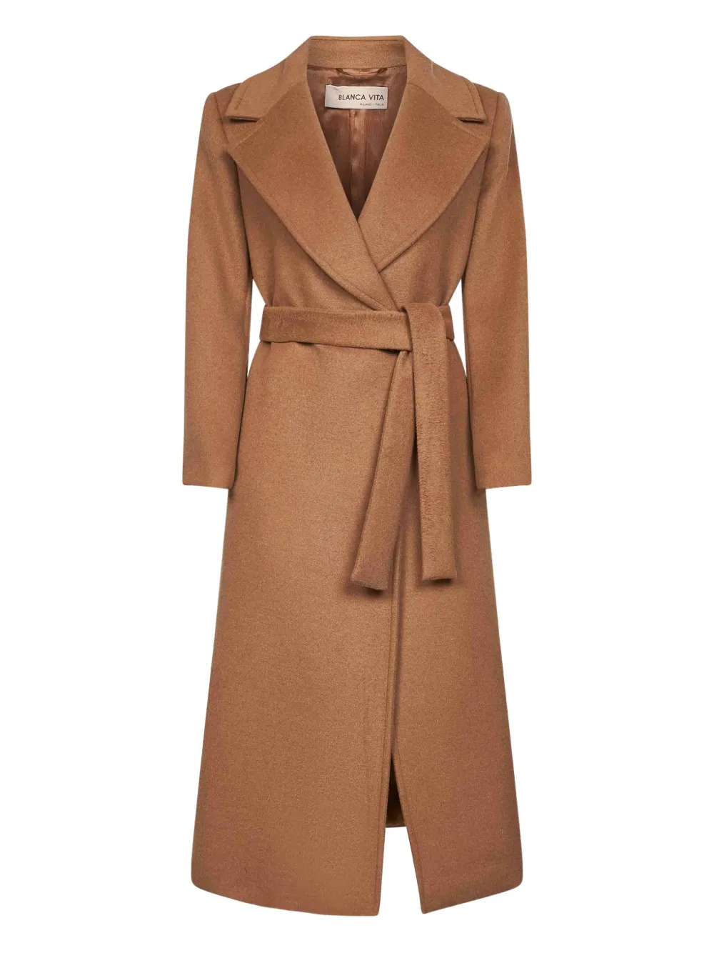 Пальто с поясом и широкими лацканами Blanca Vita, нейтральный
Пальто с поясом и широкими лацканами Blanca Vita, нейтральный