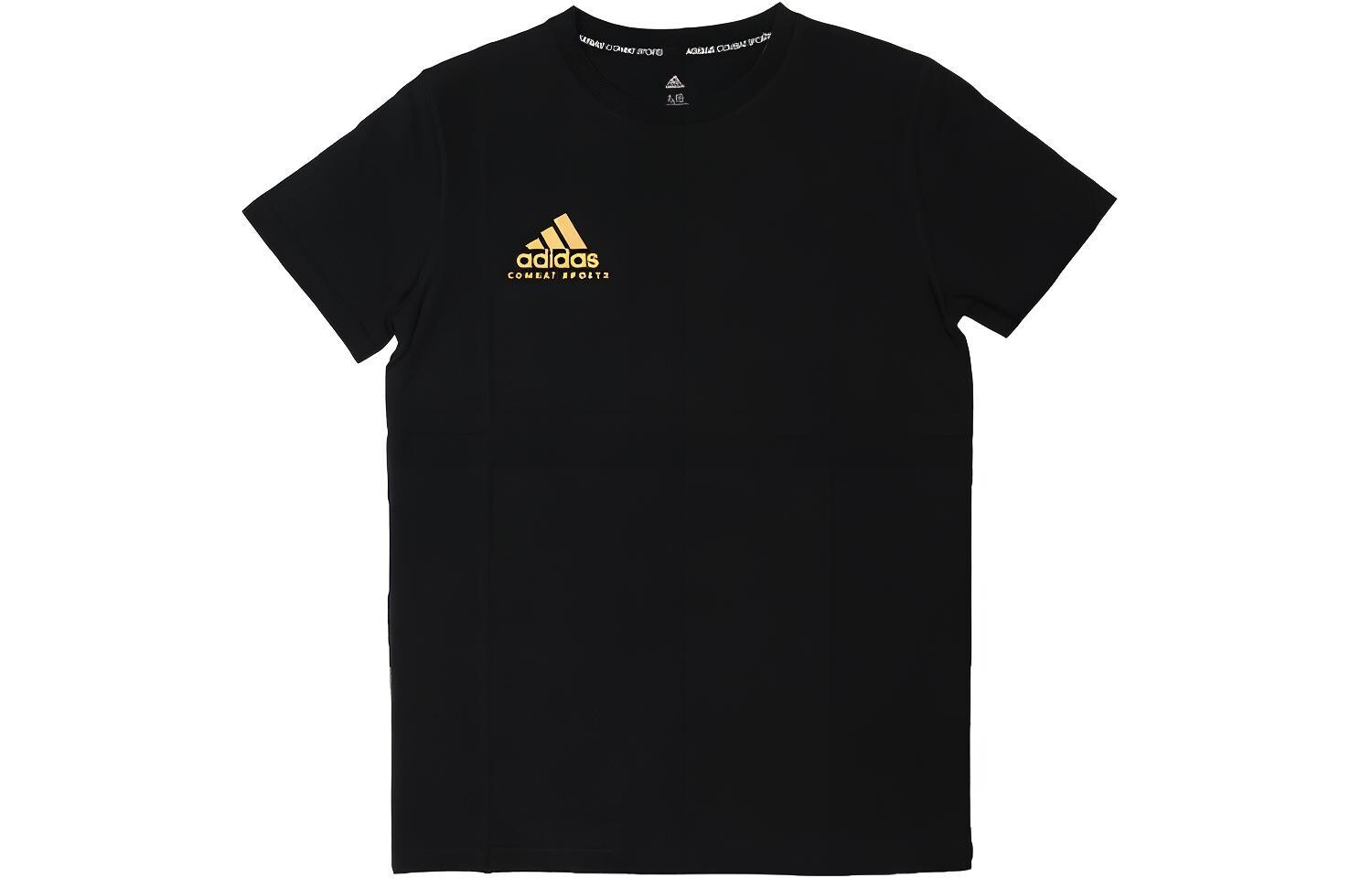 Футболка мужская черная с золотым логотипом Adidas, черный
Футболка мужская черная с золотым логотипом Adidas, черный