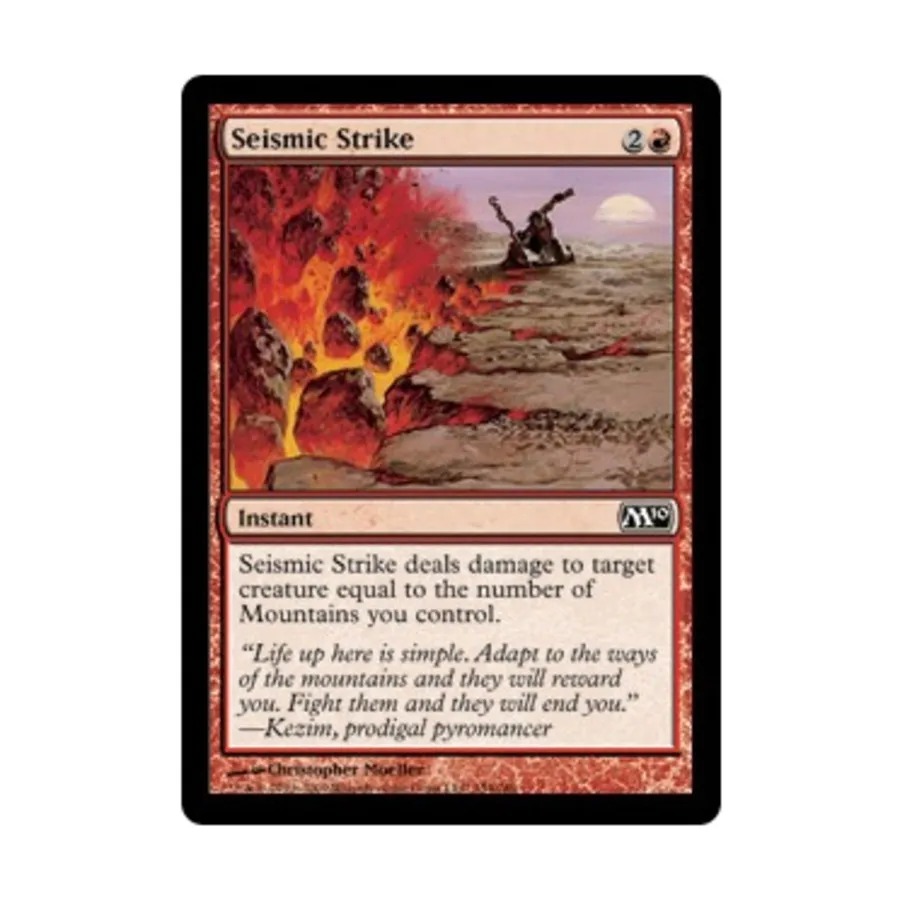 CCG Сейсмический удар (С), MTG - Magic 2010
CCG Сейсмический удар (С), MTG - Magic 2010