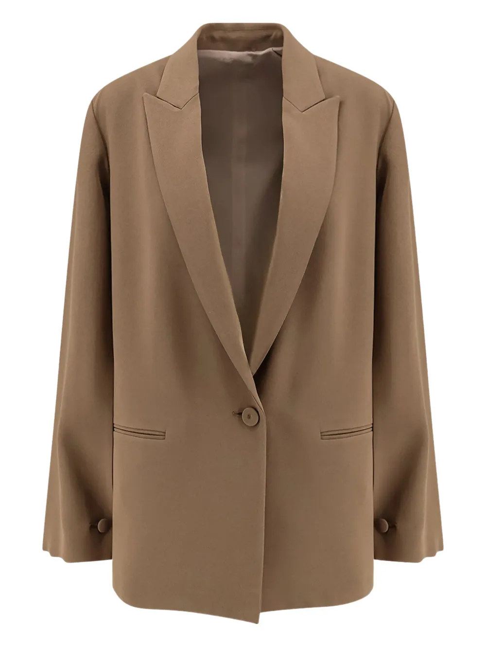 Блейзер с длинными рукавами Alberta Ferretti, коричневый
Блейзер с длинными рукавами Alberta Ferretti, коричневый