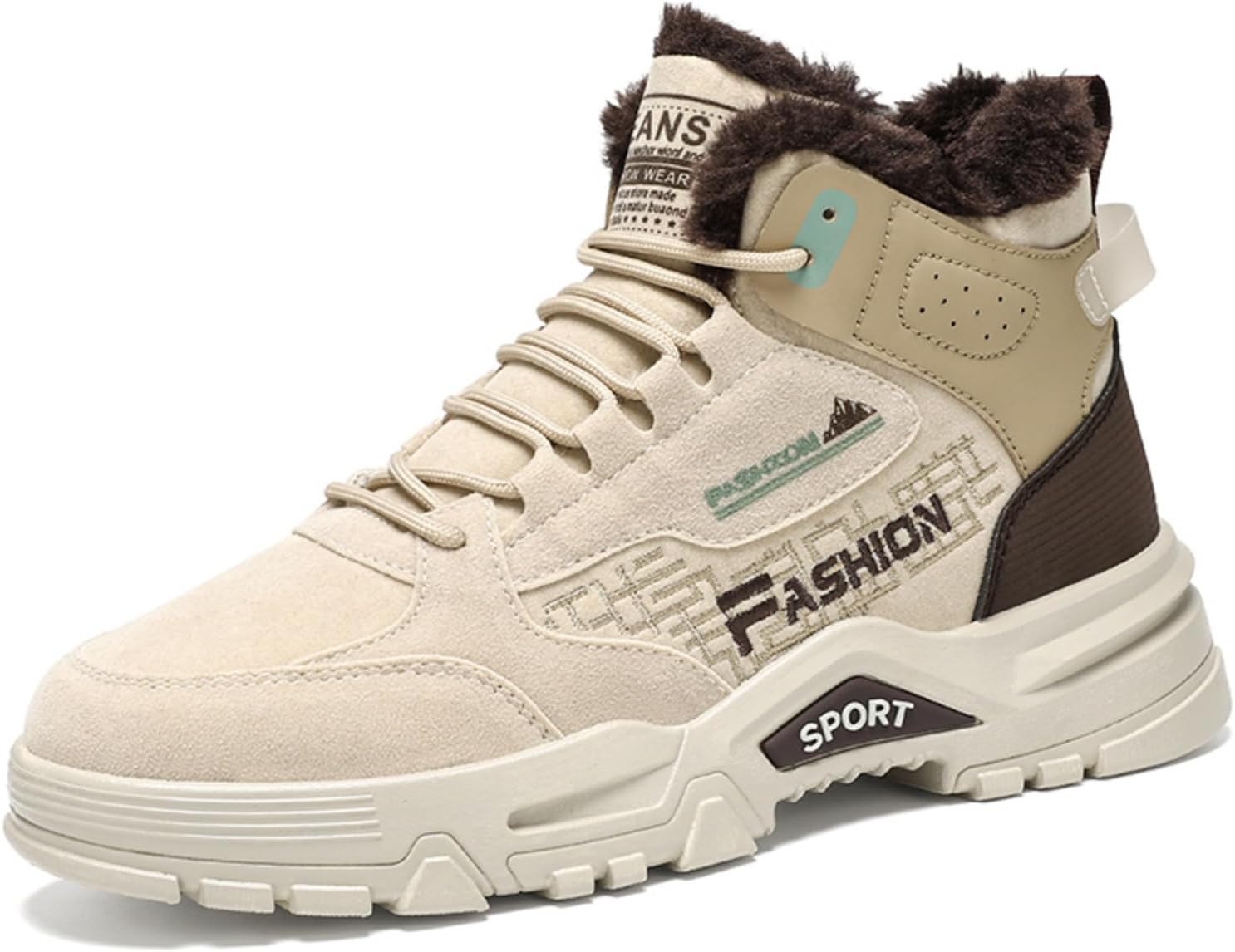 Мужские кроссовки с флисовой подкладкой для холодной погоды Khwfjas, коричневый
Мужские кроссовки с флисовой подкладкой для холодной погоды Khwfjas, коричневый