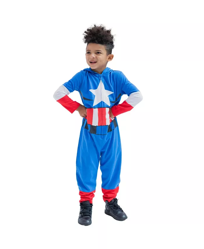 Детский комбинезон на молнии с героями Marvel Captain America и Iron Man для мальчиков Avengers, синий
Детский комбинезон на молнии с героями Marvel Captain America и Iron Man для мальчиков Avengers, синий