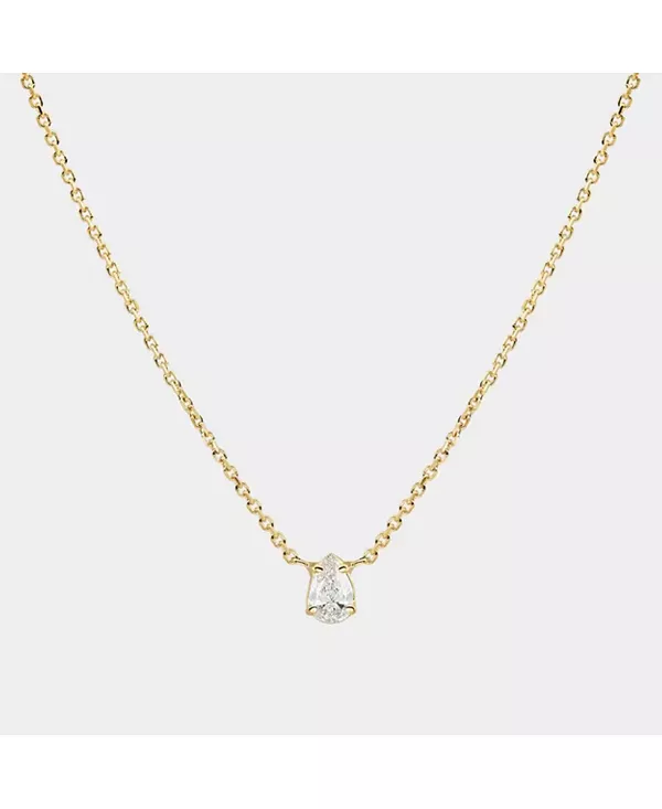 Изящное колье-цепочка из стерлингового серебра 18 карат с позолотой и подвеской из кубического циркония грушевидной огранки. Hollywood Sensation, gold
Изящное колье-цепочка из стерлингового серебра 18 карат с позолотой и подвеской из кубического циркония грушевидной огранки. Hollywood Sensation, gold
