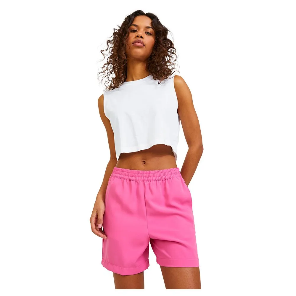 Футболка Jack & Jones Alvira Slim Crop JJXX, белый 
Футболка Jack & Jones Alvira Slim Crop JJXX, белый