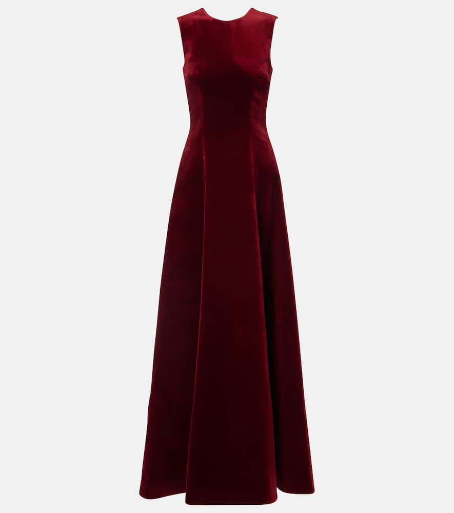 Нодин халат из хлопкового вельвета Emilia Wickstead, Burgundy
Нодин халат из хлопкового вельвета Emilia Wickstead, Burgundy