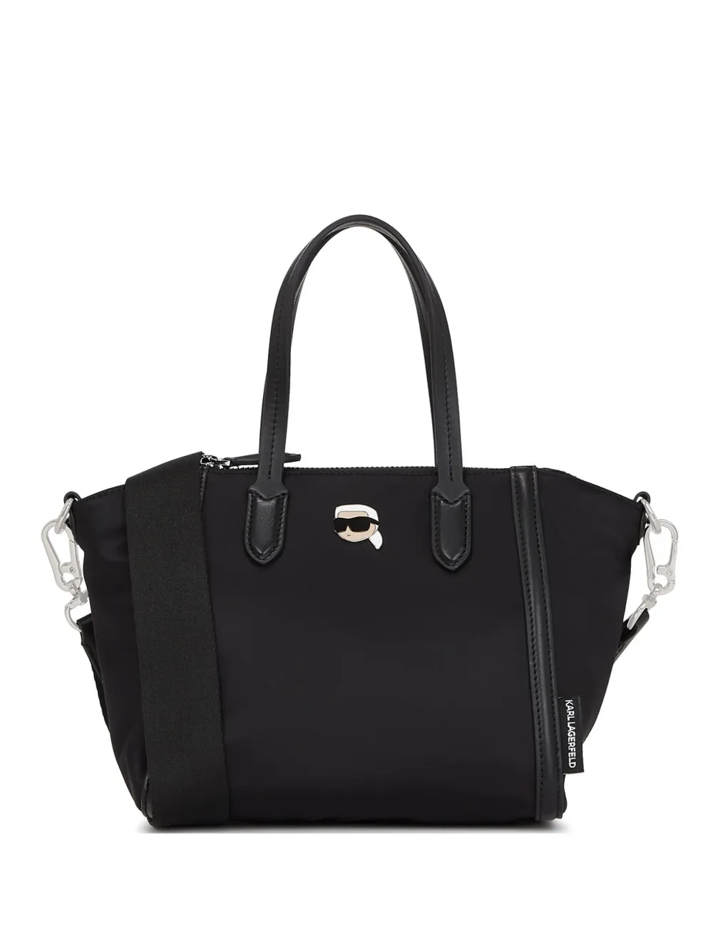 Сумка через плечо с двойной ручкой KARL LAGERFELD, черный 
Сумка через плечо с двойной ручкой KARL LAGERFELD, черный