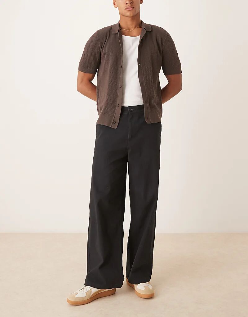 Свободные брюки-чинос ASOS DESIGN черного цвета
Свободные брюки-чинос ASOS DESIGN черного цвета