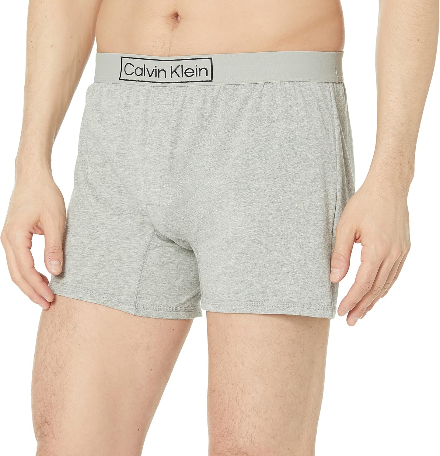 Calvin Klein Mens Reimagined Heritage Slim Boxers, Grey Heather
Calvin Klein Mens Reimagined Heritage Slim Boxers, Grey Heather