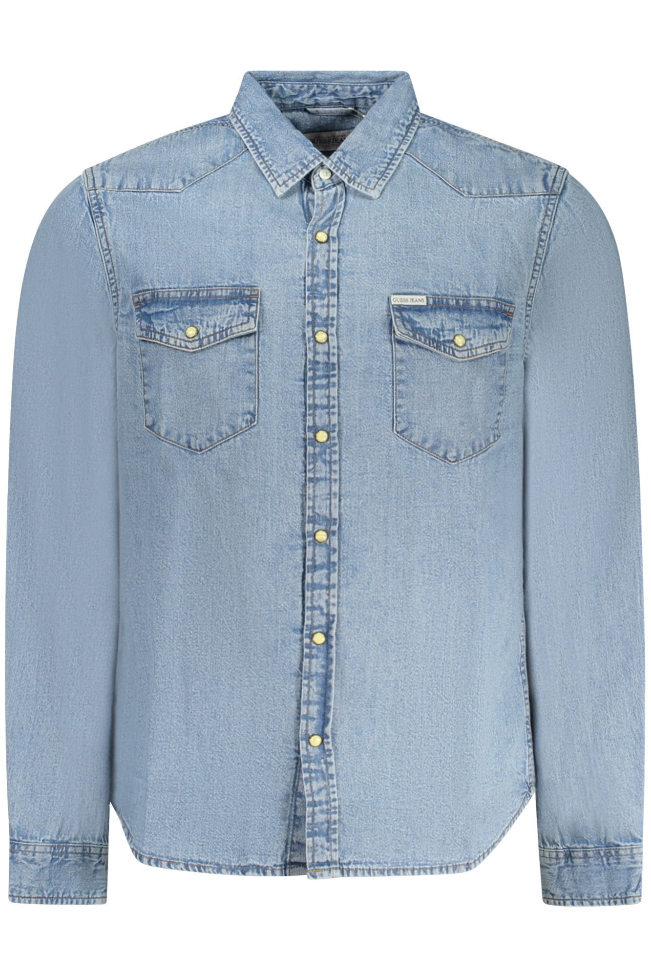 Рубашка мужская Guess Jeans джинсовая с нагрудными карманами, голубой
Рубашка мужская Guess Jeans джинсовая с нагрудными карманами, голубой