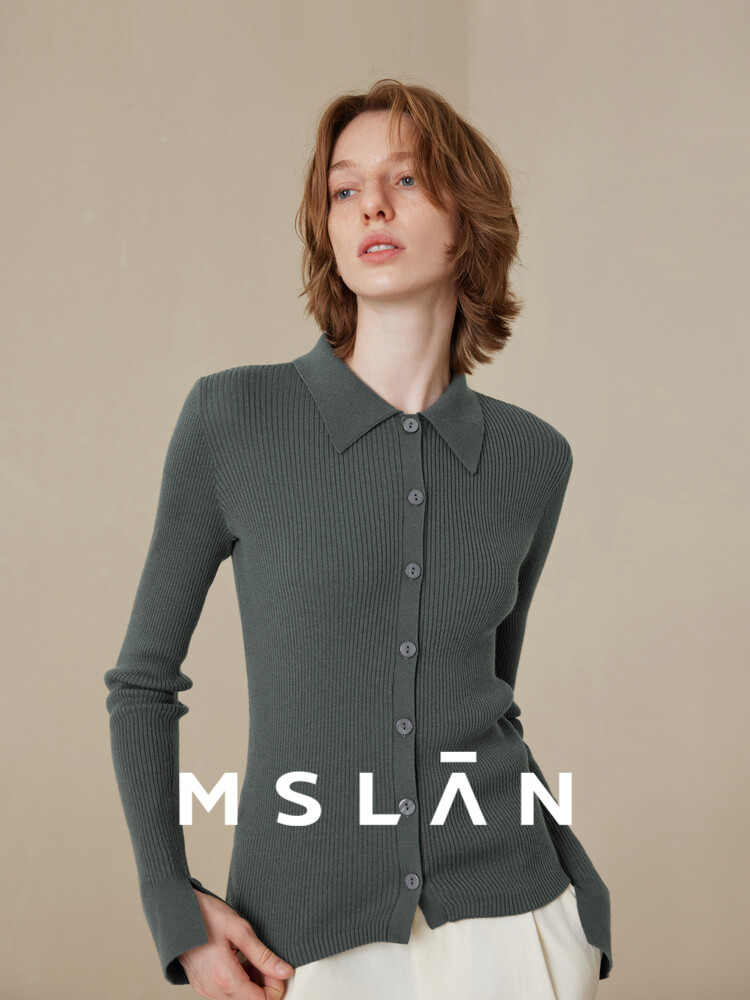 Свитер-рубашка MSlan с лацканами, серо-зеленый
Свитер-рубашка MSlan с лацканами, серо-зеленый