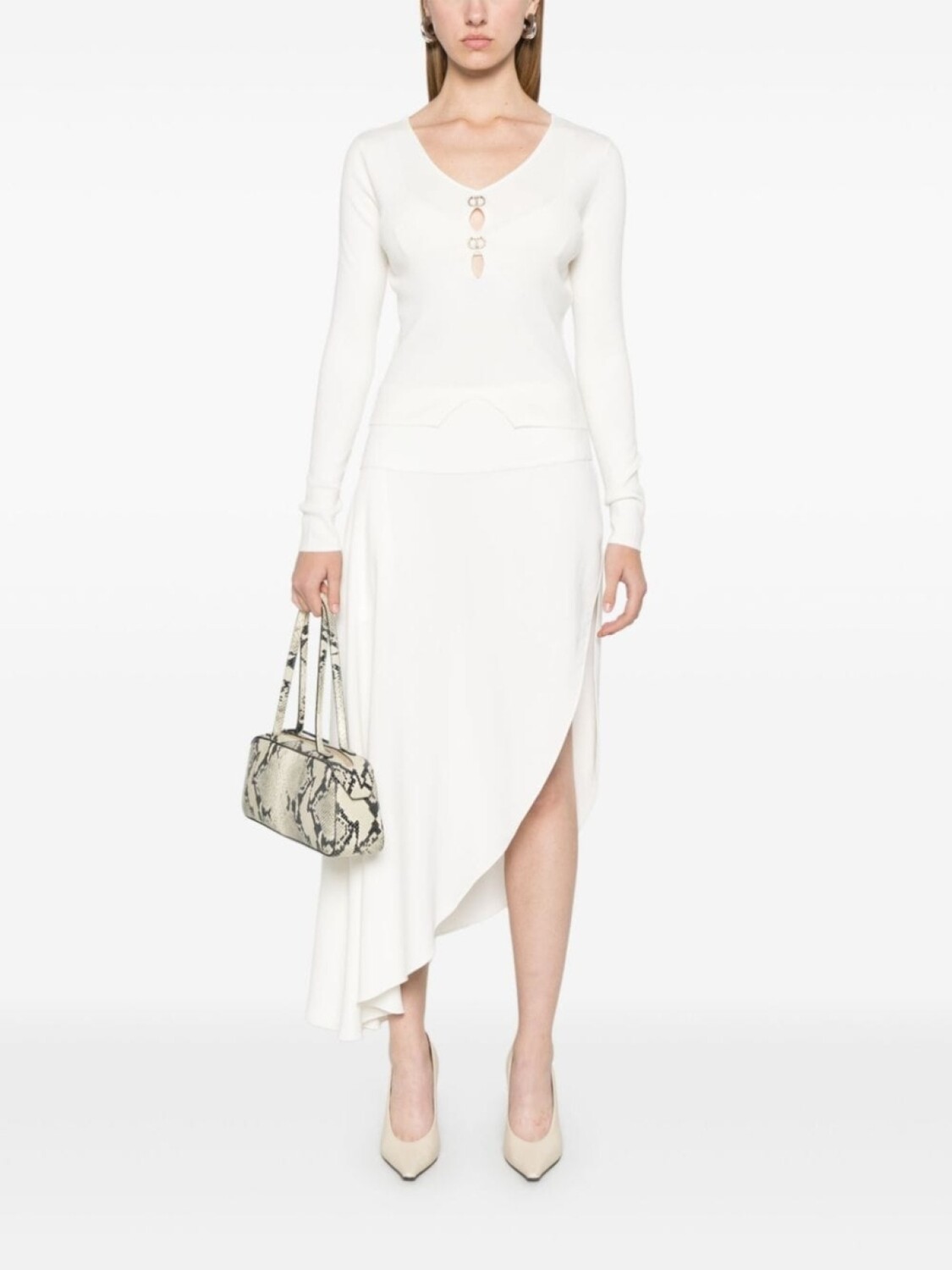 TWINSET свитер Oval-T, серый
TWINSET свитер Oval-T, серый