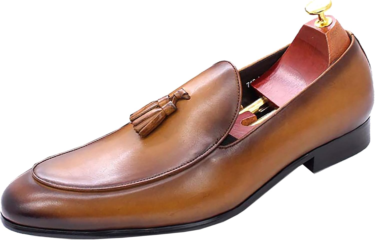 Мужские лоферы Santimon, повседневные и нарядные, без шнурков, из натуральной кожи с кисточками, модные мокасины, свадьбы, мужской смокинг, формальные деловые туфли, коричневый
Мужские лоферы Santimon, повседневные и нарядные, без шнурков, из натуральной кожи с кисточками, модные мокасины, свадьбы, мужской смокинг, формальные деловые туфли, коричневый