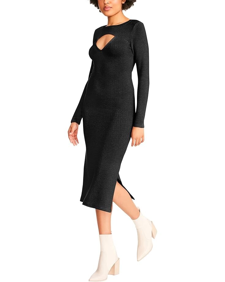 Платье Steve Madden Love Shrug Dress, черный 
Платье Steve Madden Love Shrug Dress, черный