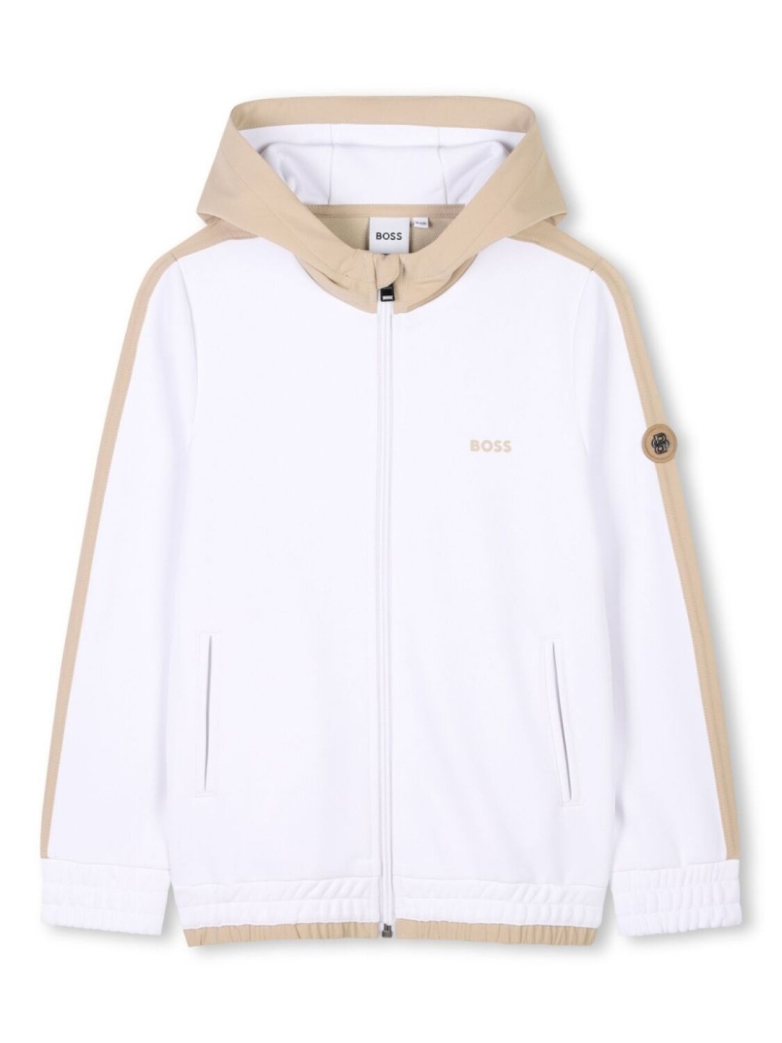 BOSS Kidswear толстовка на молнии с логотипом, белый
BOSS Kidswear толстовка на молнии с логотипом, белый