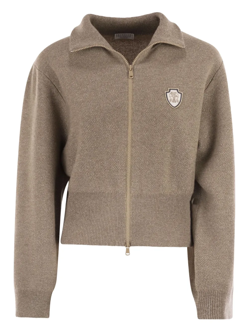 Кардиган с нашивкой-логотипом Brunello Cucinelli, коричневый
Кардиган с нашивкой-логотипом Brunello Cucinelli, коричневый