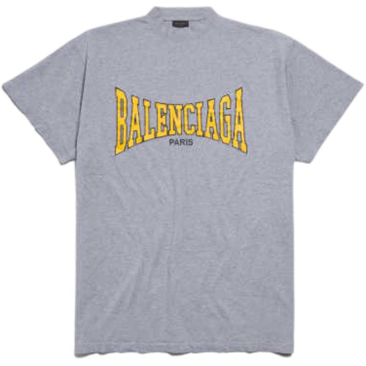Футболка оверсайз с логотипом Парижа Balenciaga, серый
Футболка оверсайз с логотипом Парижа Balenciaga, серый