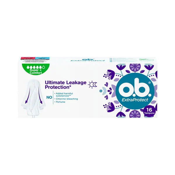 Гигиенические тампоны Super plus, 16 шт./1 упаковка. O.B. Extra protect
Гигиенические тампоны Super plus, 16 шт./1 упаковка. O.B. Extra protect