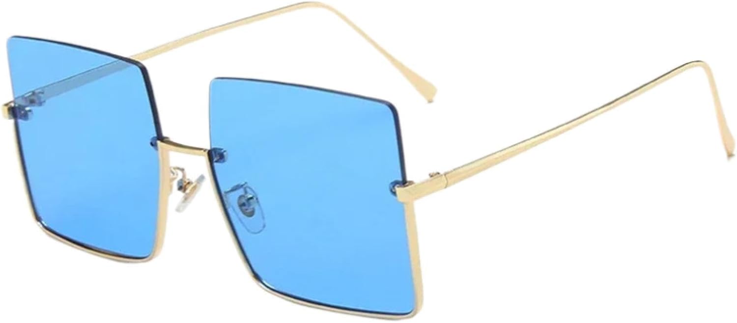 Солнцезащитные очки с защитой от УФ-излучения UV400 | Крупная металлическая оправа | Для женщин и мужчин | Для занятий спортом на открытом воздухе и вождения DSVIGF, Gold Blue
Солнцезащитные очки с защитой от УФ-излучения UV400 | Крупная металлическая оправа | Для женщин и мужчин | Для занятий спортом на открытом воздухе и вождения DSVIGF, Gold Blue