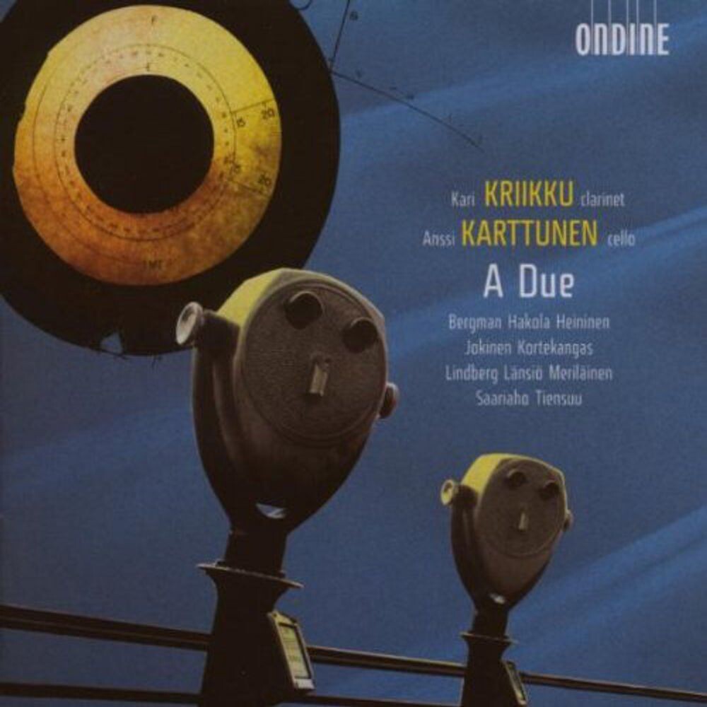Диск CD A Due - Duos for Clarinet & Cello - Kari Kriikku, Anssi Karttunen
Диск CD A Due - Duos for Clarinet & Cello - Kari Kriikku, Anssi Karttunen