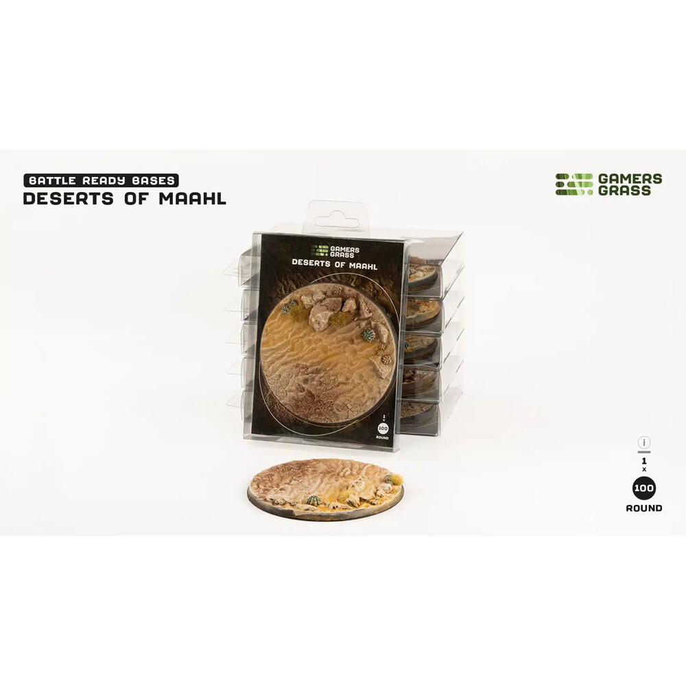 Аксессуары Gamers Grass Battle Ready Bases: Deserts of Maahl - Round 100mm (1)
Аксессуары Gamers Grass Battle Ready Bases: Deserts of Maahl - Round 100mm (1)