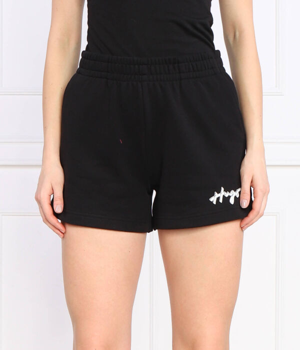 Шорты женские Hugo с надписью, черный
Шорты женские Hugo с надписью, черный