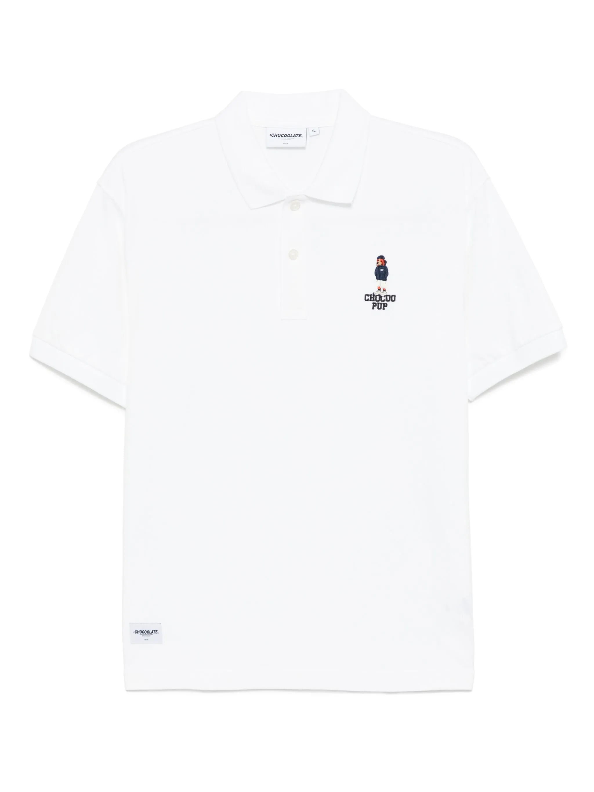 Рубашка поло с вышитым логотипом Chocoolate, белый
Рубашка поло с вышитым логотипом Chocoolate, белый