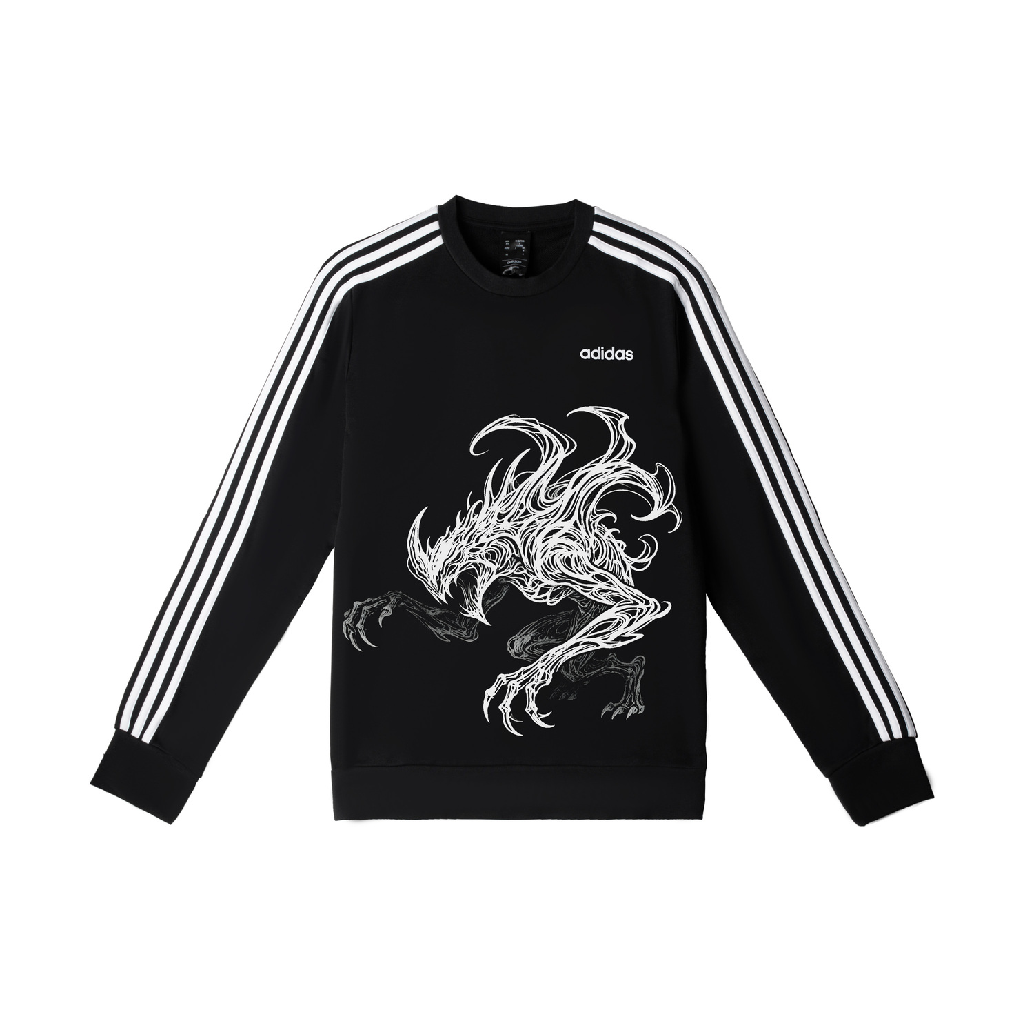 Adidas Свитшот мужской черный с круглым вырезом Moderate
Adidas Свитшот мужской черный с круглым вырезом Moderate