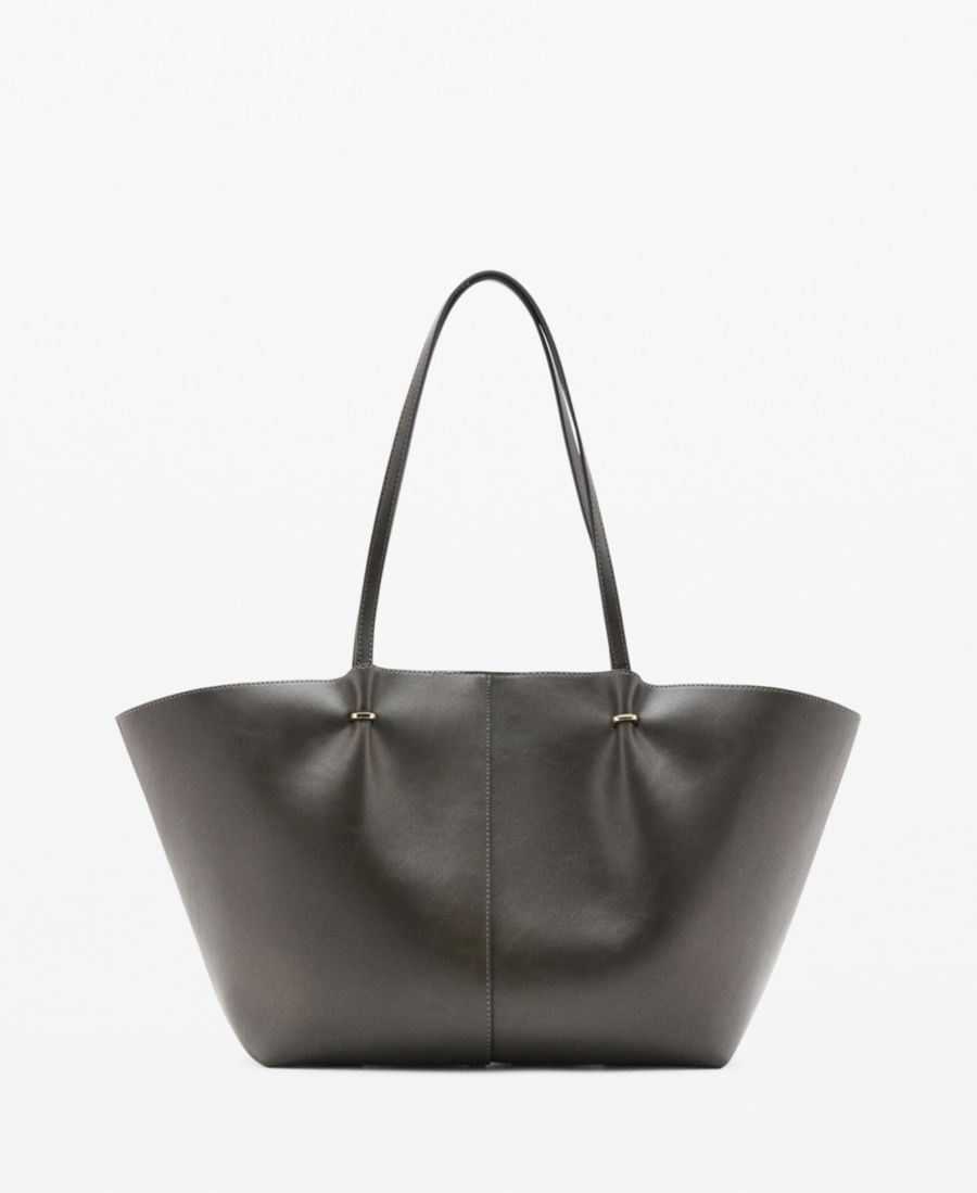 Женская сумка-шоппер с металлическими деталями MANGO, Khaki
Женская сумка-шоппер с металлическими деталями MANGO, Khaki