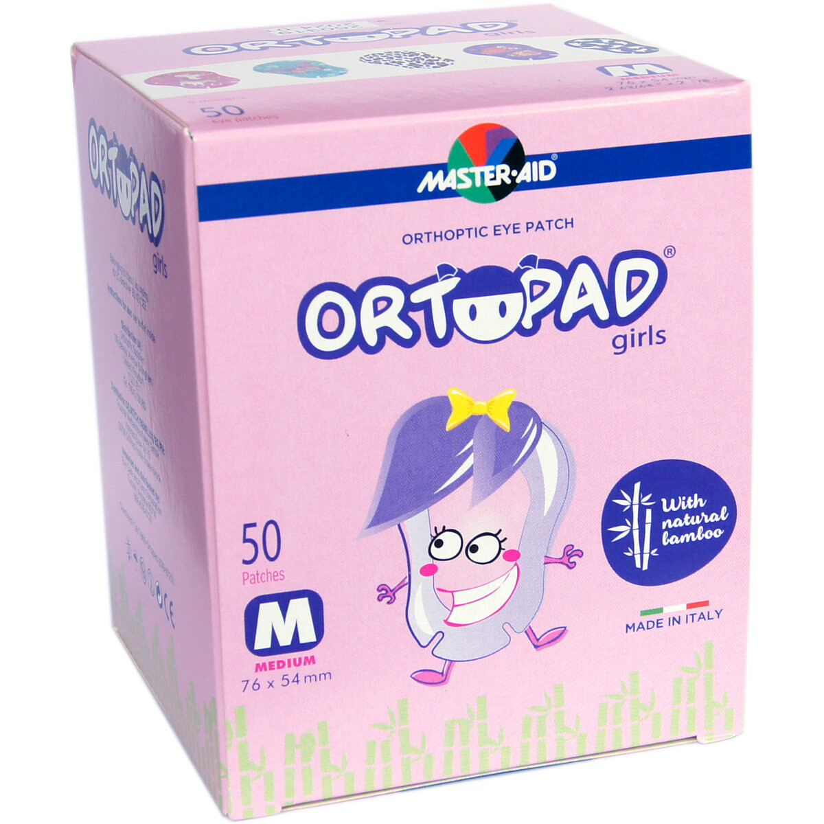 Ortopad Большие Патчи для Девочек Средние Глаза 50 шт Inna Marka 
Ortopad Большие Патчи для Девочек Средние Глаза 50 шт Inna Marka