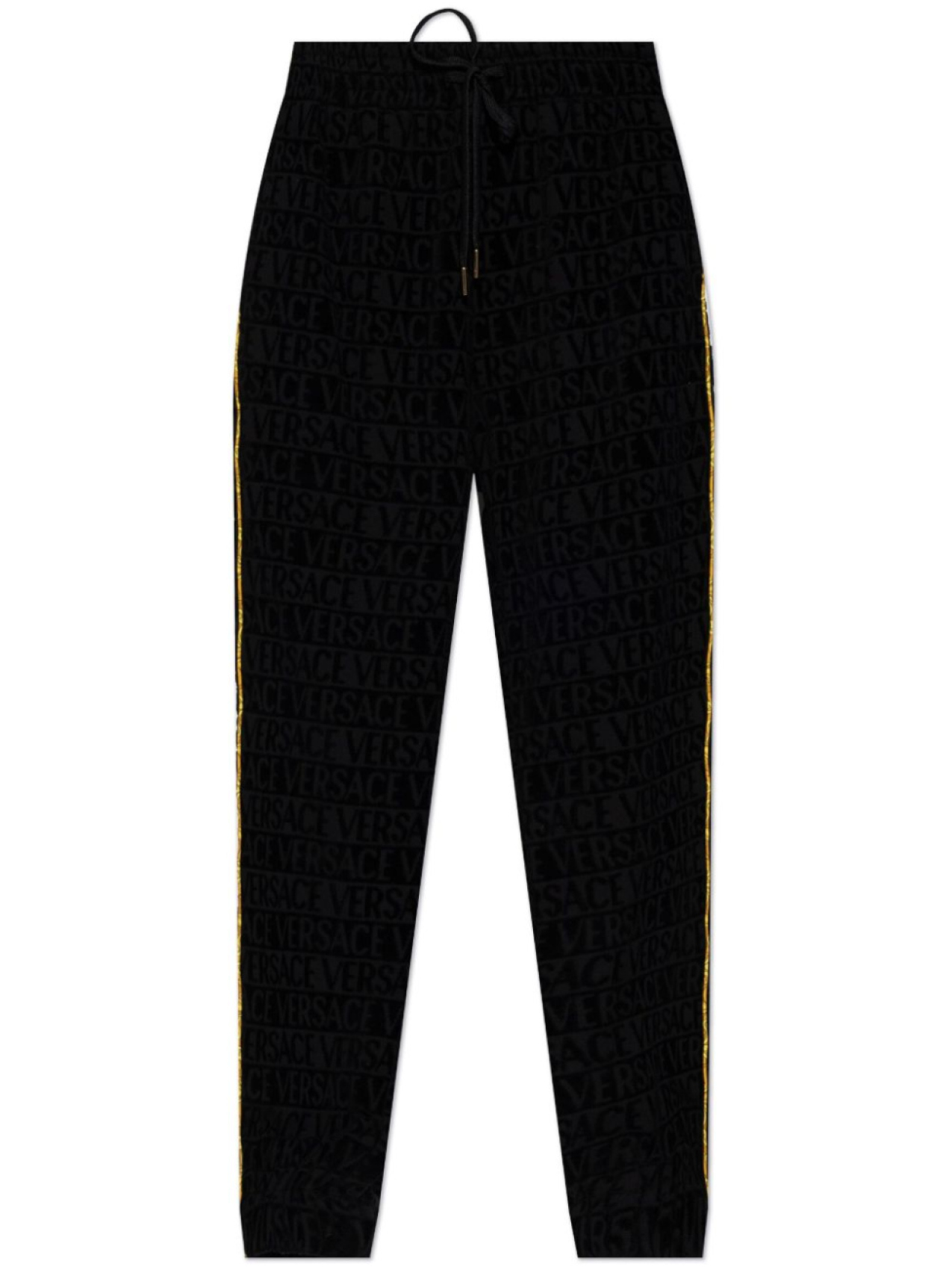 Спортивные брюки с жаккардовым логотипом Versace, черный
Спортивные брюки с жаккардовым логотипом Versace, черный