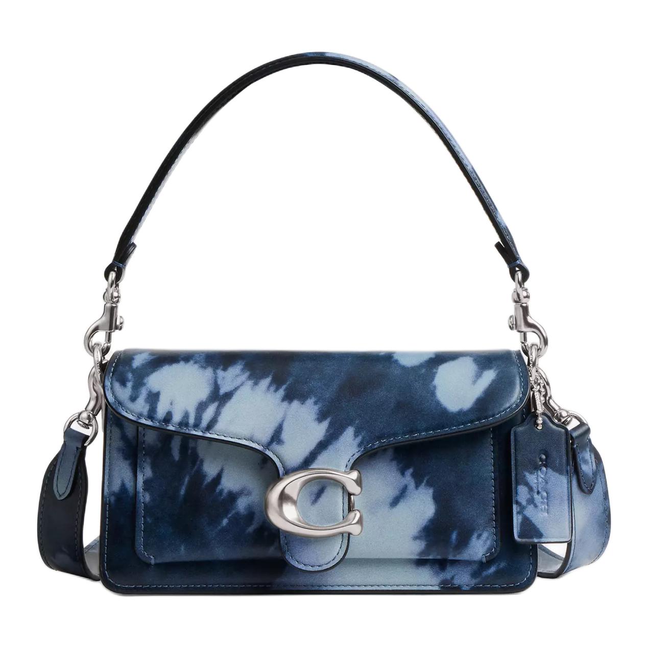 Сумка через плечо Tabby Smooth Leather, Trumpets, женская, светло-античный никель и ночной морской синий COACH
Сумка через плечо Tabby Smooth Leather, Trumpets, женская, светло-античный никель и ночной морской синий COACH