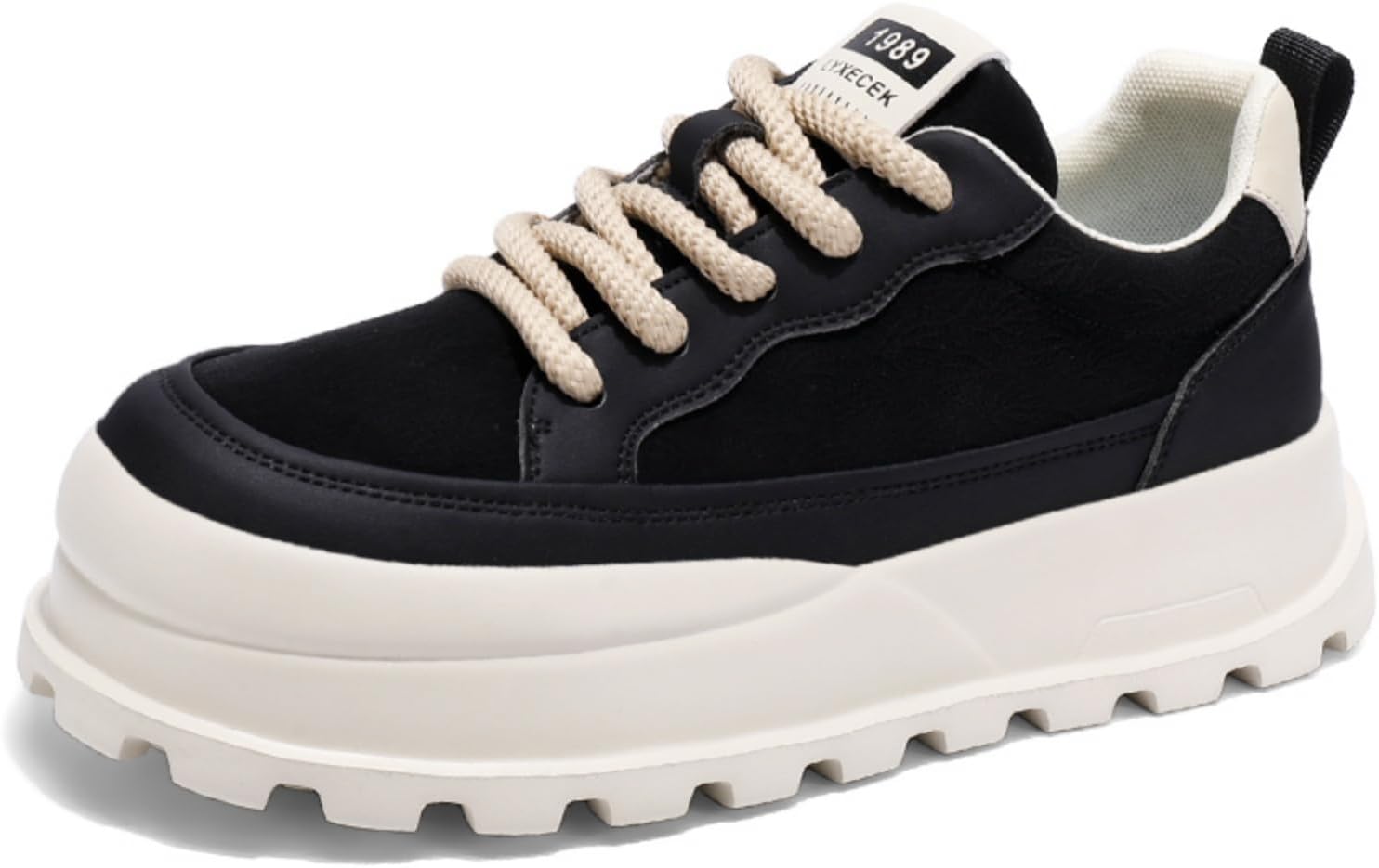 Мужские ретро-кроссовки на платформе, классические кеды, повседневная обувь, теннисные, для бега, массивные, на шнуровке, стильные прогулочные туфли Khwfjas, черный
Мужские ретро-кроссовки на платформе, классические кеды, повседневная обувь, теннисные, для бега, массивные, на шнуровке, стильные прогулочные туфли Khwfjas, черный