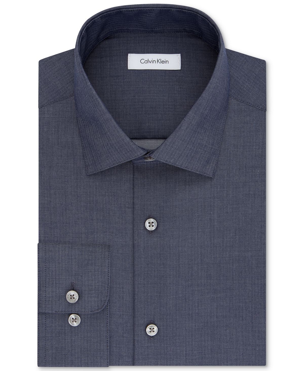 Мужская классическая рубашка STEEL классического кроя с узором «елочка» без железной отделки Calvin Klein
Мужская классическая рубашка STEEL классического кроя с узором «елочка» без железной отделки Calvin Klein
