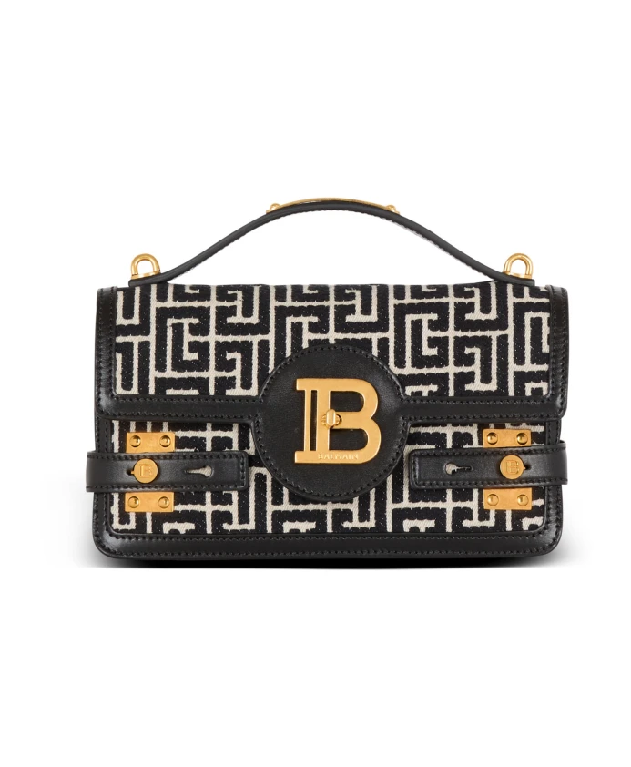 Сумка на плечо B-buzz 24 из жаккардовой канвы с монограммой pb и телячьей кожи Balmain, черный
Сумка на плечо B-buzz 24 из жаккардовой канвы с монограммой pb и телячьей кожи Balmain, черный