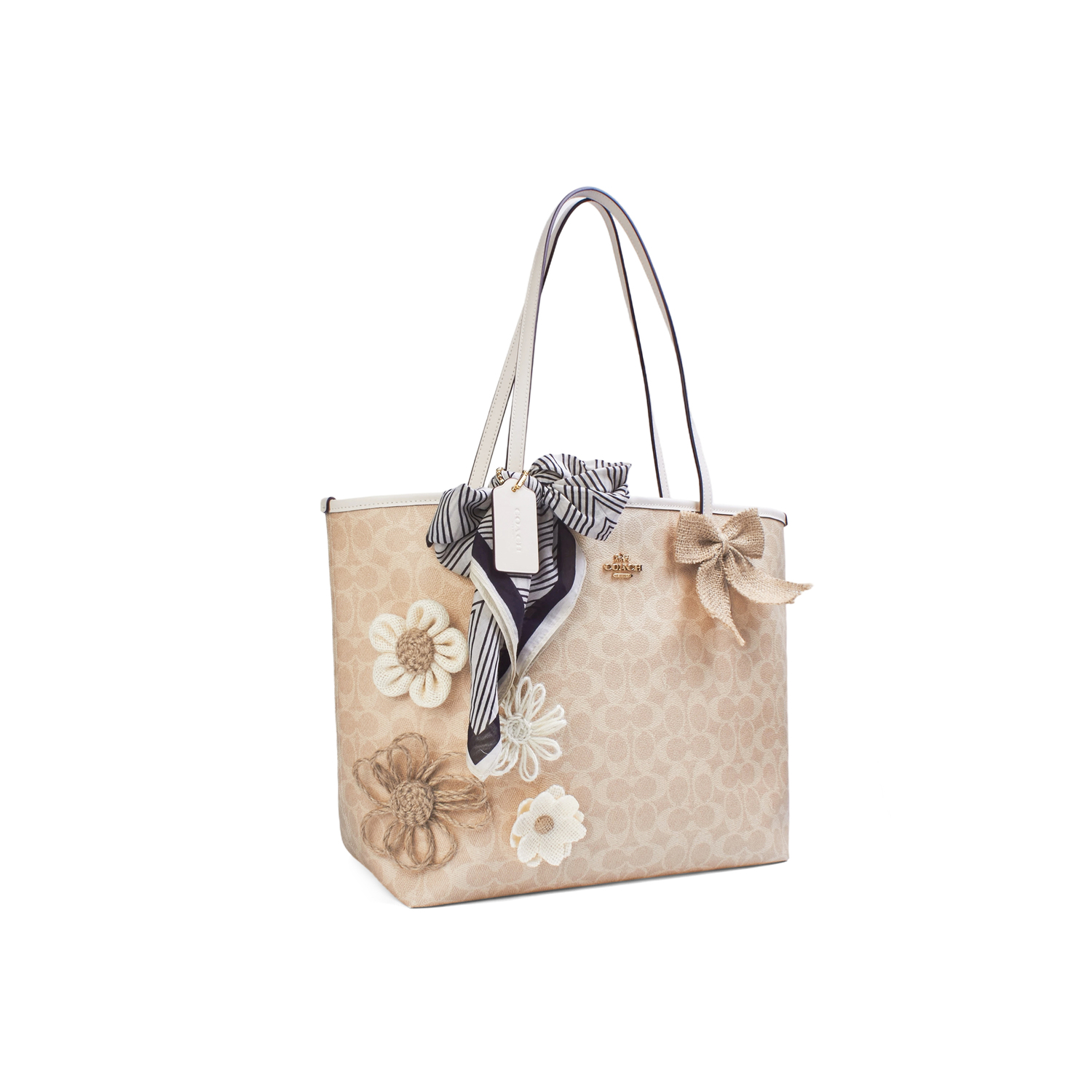 COACH Городская сумка через плечо, большая женская, песочная, из прорезиненного холста
COACH Городская сумка через плечо, большая женская, песочная, из прорезиненного холста