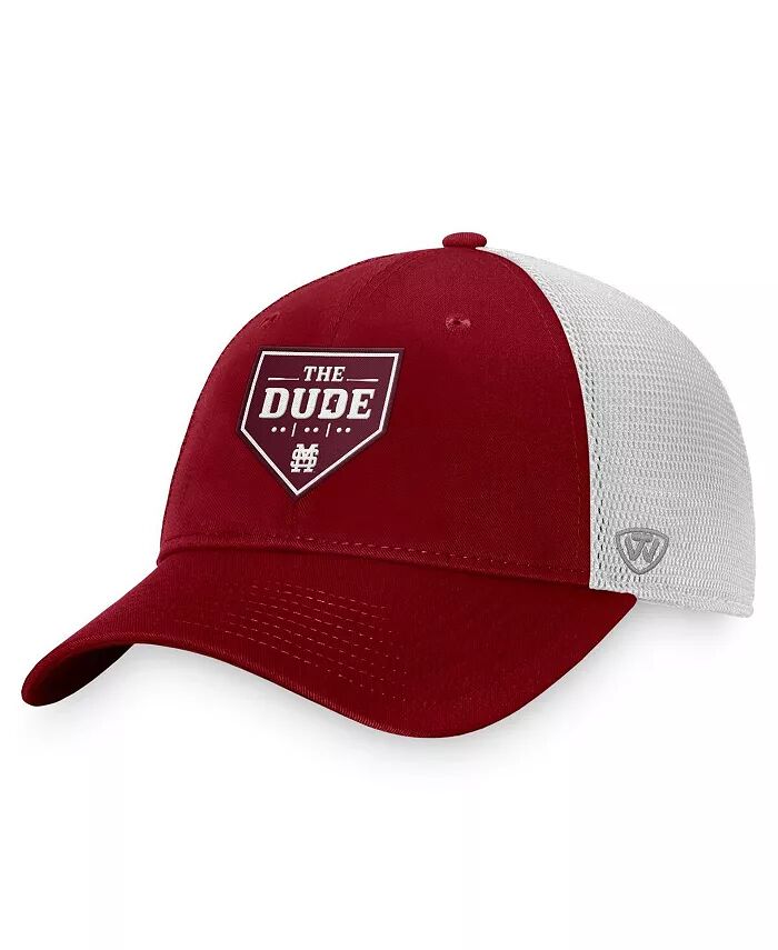 Мужская темно-бордовая бейсболка-кепка дальнобойщика Mississippi State Bulldogs The Dude Home Plate Top of the World
Мужская темно-бордовая бейсболка-кепка дальнобойщика Mississippi State Bulldogs The Dude Home Plate Top of the World