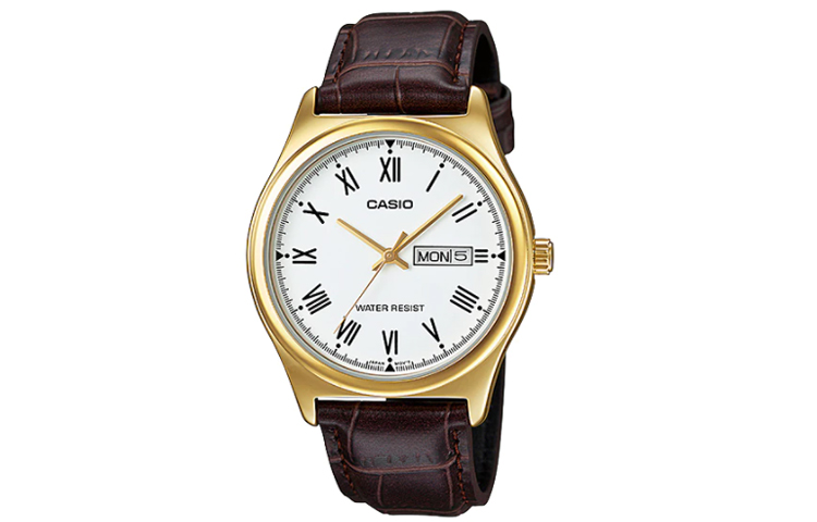 CASIO Часы Men Standard Series White Watch MTP-V006GL-7B, White Dial Brown Strap
CASIO Часы Men Standard Series White Watch MTP-V006GL-7B, White Dial Brown Strap