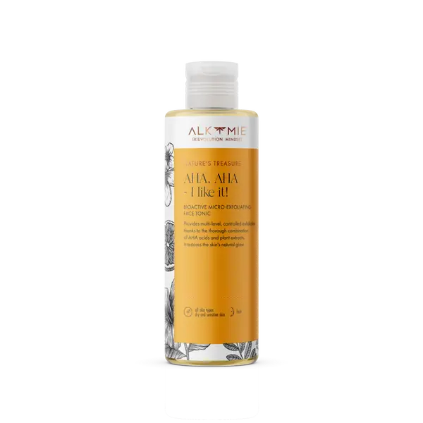 Микроотшелушивающий тоник с кислотами и фруктовыми экстрактами для лица, 150 мл Alkmie Aha, aha i like it!
Микроотшелушивающий тоник с кислотами и фруктовыми экстрактами для лица, 150 мл Alkmie Aha, aha i like it!