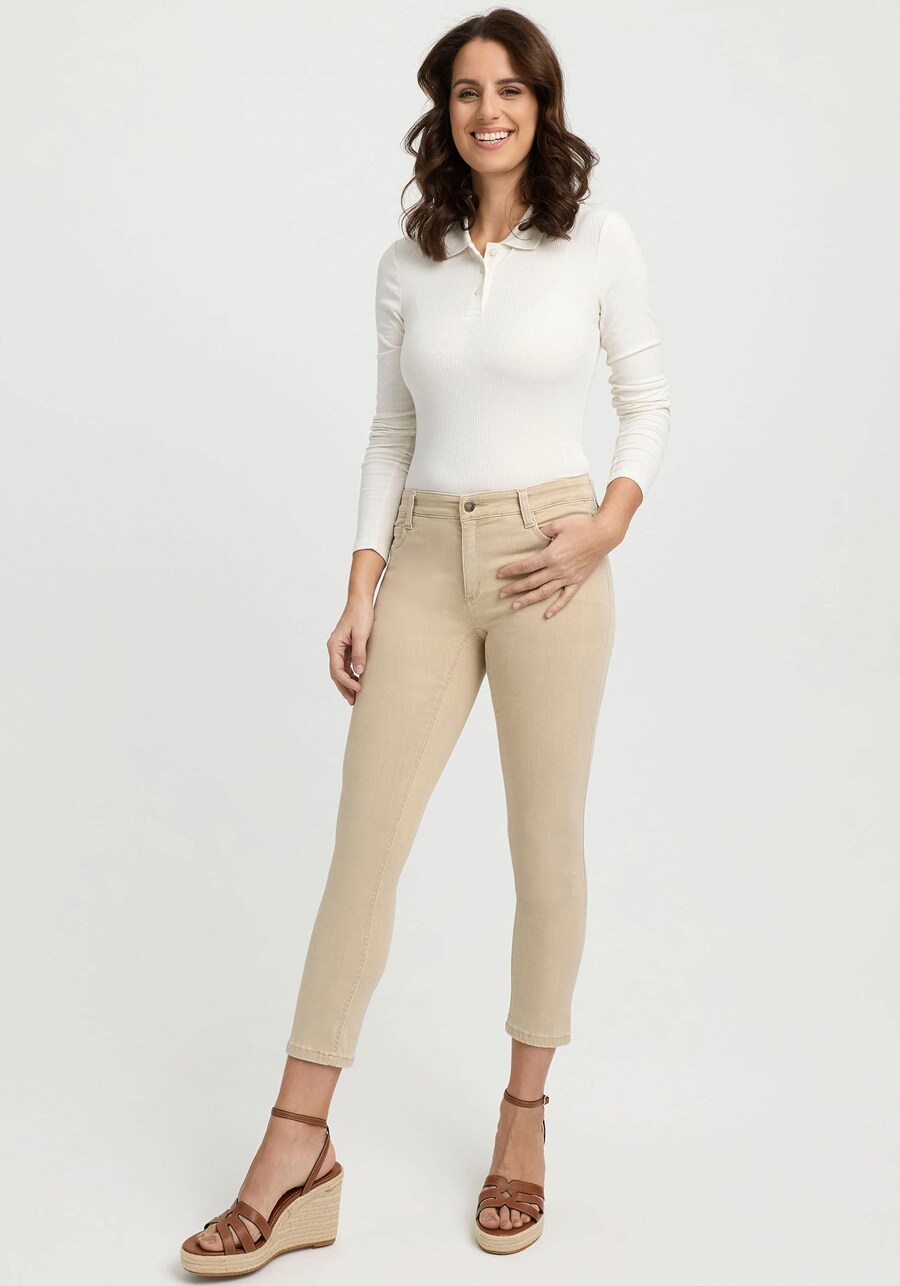 Узкие джинсы wonderjeans, бежевый
Узкие джинсы wonderjeans, бежевый