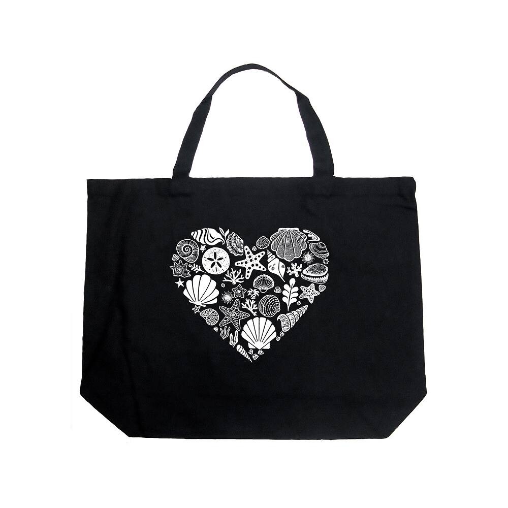 Морские ракушки — большая сумка-тоут Word Art LA Pop Art, черный
Морские ракушки — большая сумка-тоут Word Art LA Pop Art, черный