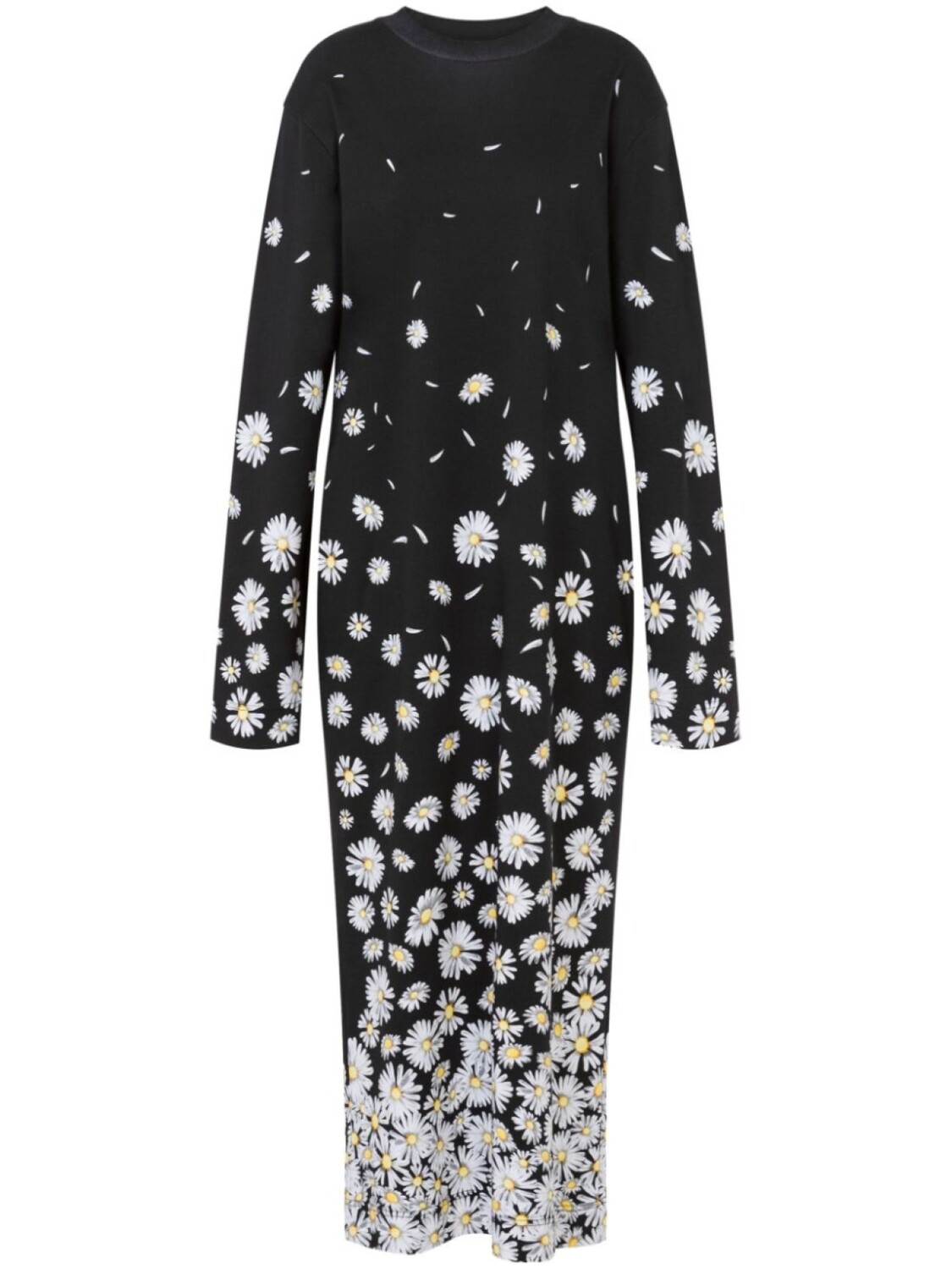 Макси-платье с цветочным принтом Moschino, черный
Макси-платье с цветочным принтом Moschino, черный