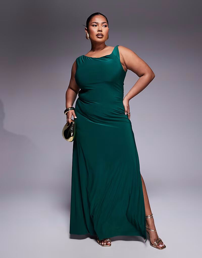 Длинное платье ASOS DESIGN Curve с перекрученными плечами и шнуровкой на спине изумрудно-зеленого цвета ASOS Curve
Длинное платье ASOS DESIGN Curve с перекрученными плечами и шнуровкой на спине изумрудно-зеленого цвета ASOS Curve