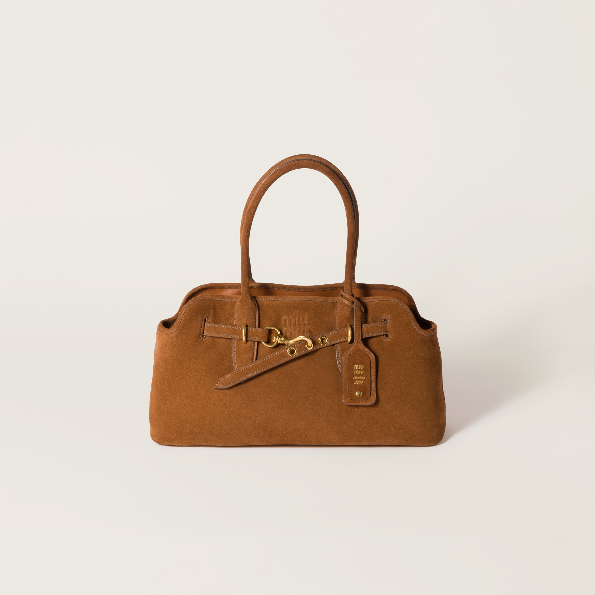 Сумка Aventure из замши MIU MIU, коричневый
Сумка Aventure из замши MIU MIU, коричневый