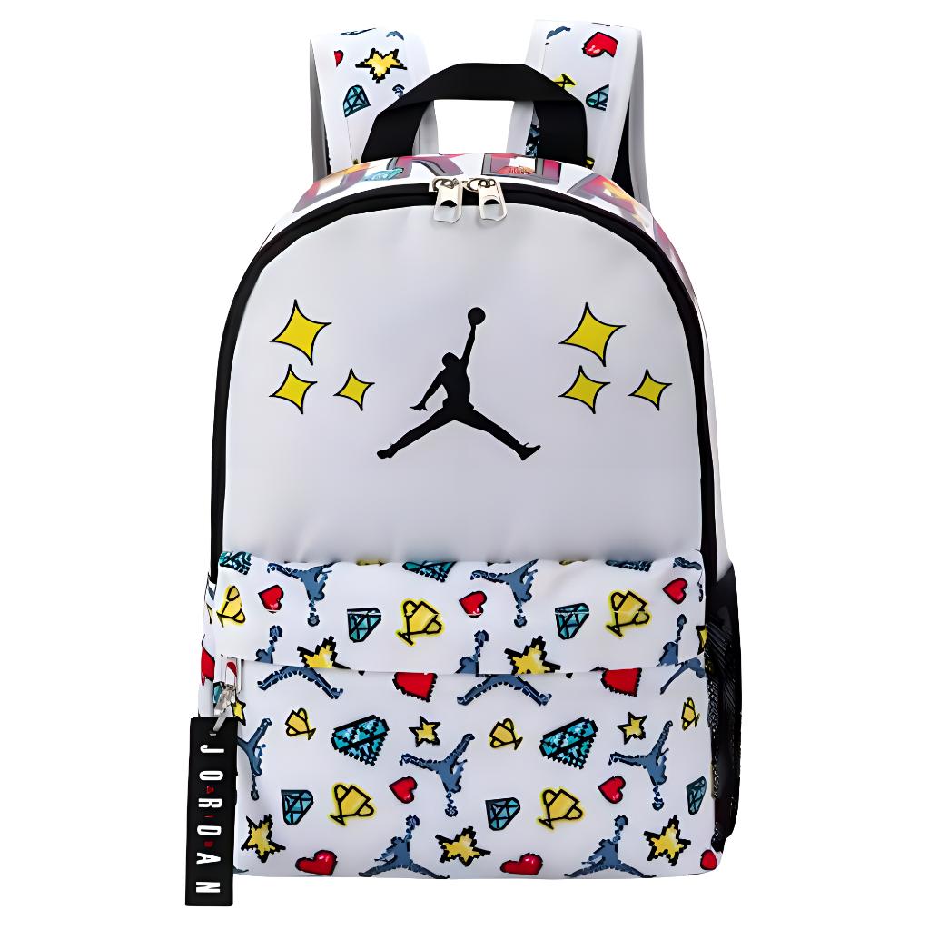 Jordan Полиэстеровый рюкзак женский белый, Stars 
Jordan Полиэстеровый рюкзак женский белый, Stars