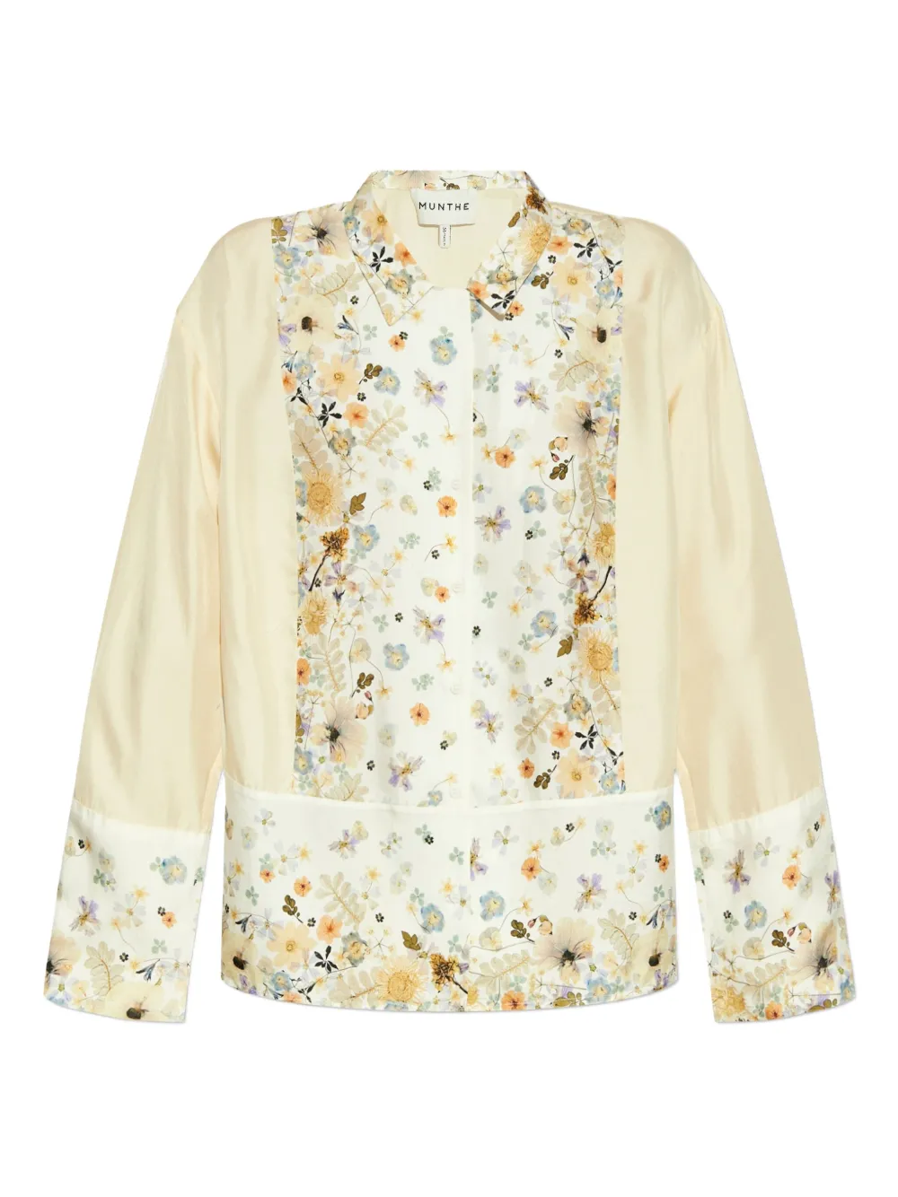 Рубашка с цветочной вышивкой MUNTHE, нейтральный
Рубашка с цветочной вышивкой MUNTHE, нейтральный