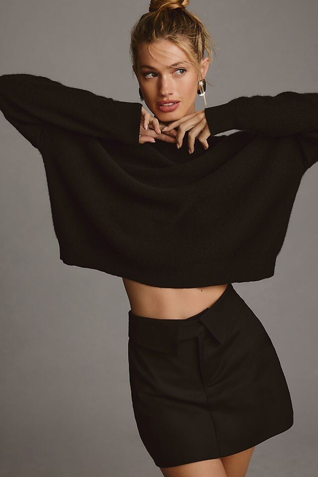 Кашемировый свитер Alani с воротником под горло от Pilcro, черный
Кашемировый свитер Alani с воротником под горло от Pilcro, черный