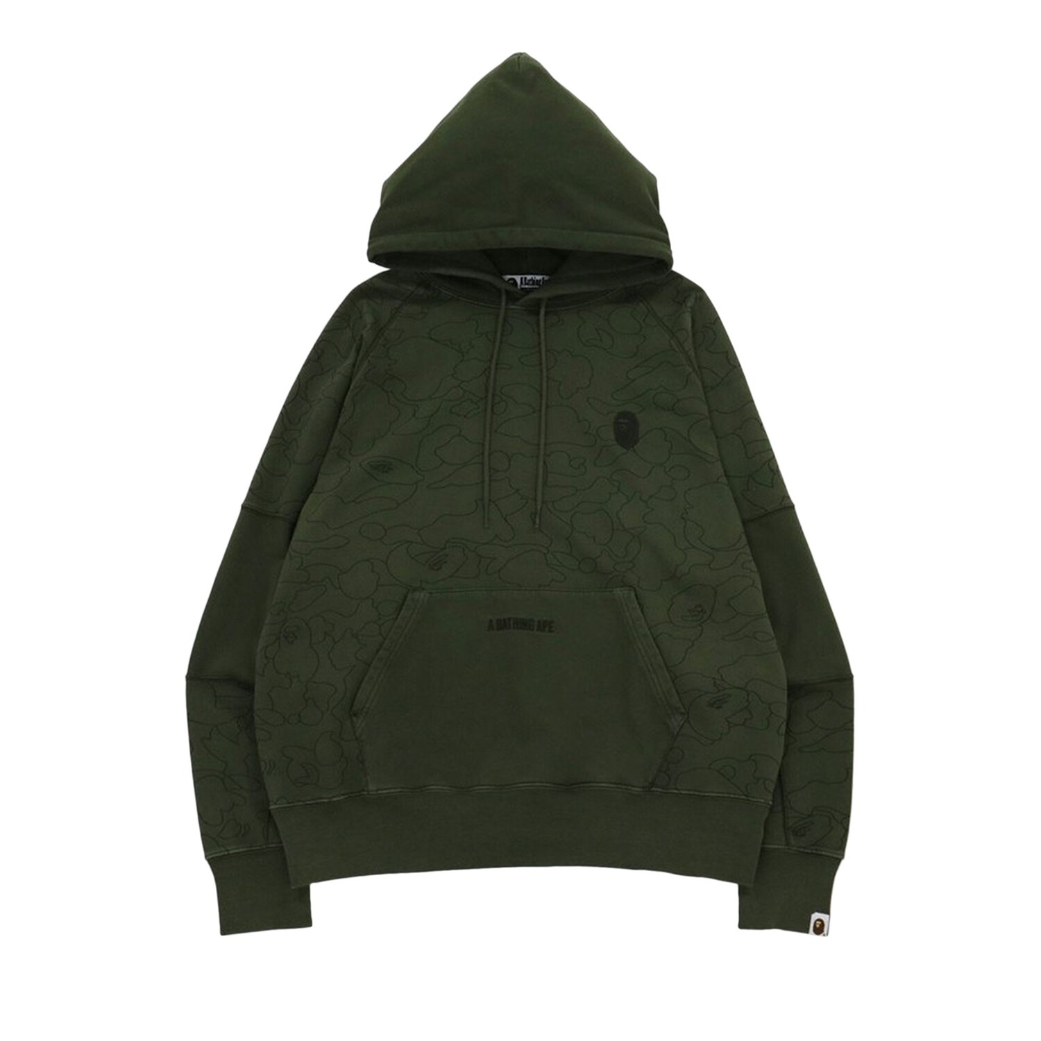 BAPE Line 1st Camo Washed Пуловер свободного кроя с капюшоном Olive Drab
BAPE Line 1st Camo Washed Пуловер свободного кроя с капюшоном Olive Drab