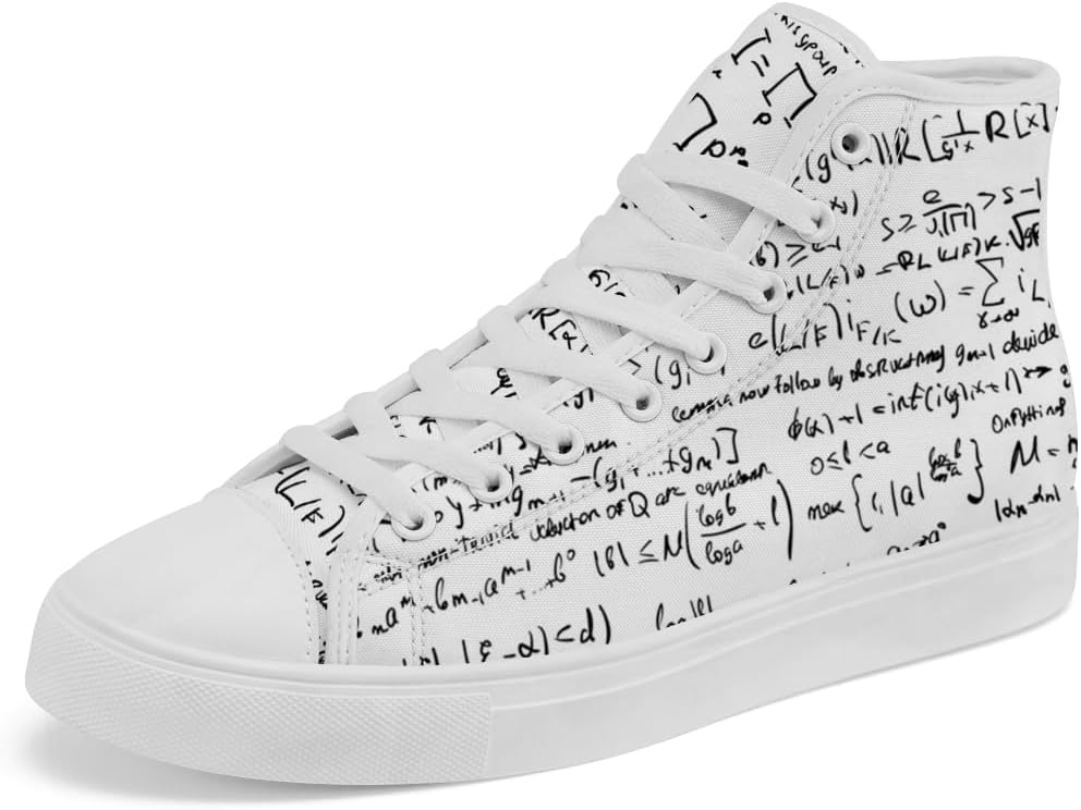 Кеды Chebing Math высокие на подошве из ткани, высокие кроссовки с шнуровкой, повседневная обувь для мужчин и женщин, белый
Кеды Chebing Math высокие на подошве из ткани, высокие кроссовки с шнуровкой, повседневная обувь для мужчин и женщин, белый